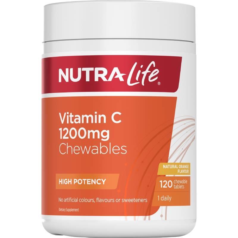 Nutra-Life One-a-Day Vitamin C 1200mg 120 Tablets