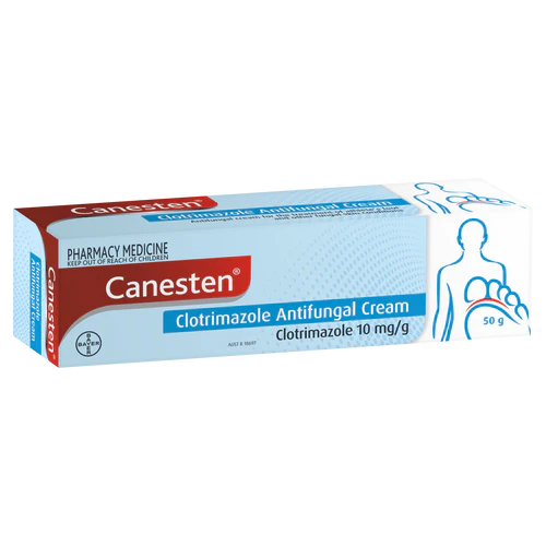 Canesten Clotrimazole Anti-Fungal Cream | Tinea & Fungal Skin Treatment | 20g & 50g