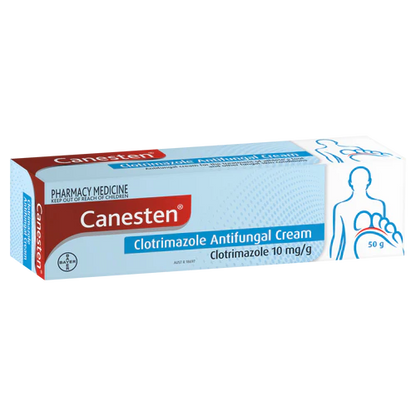 Canesten Clotrimazole Anti-Fungal Cream | Tinea & Fungal Skin Treatment | 20g & 50g
