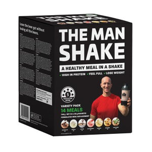 THE MAN Shake Variety Pk Sachets 14