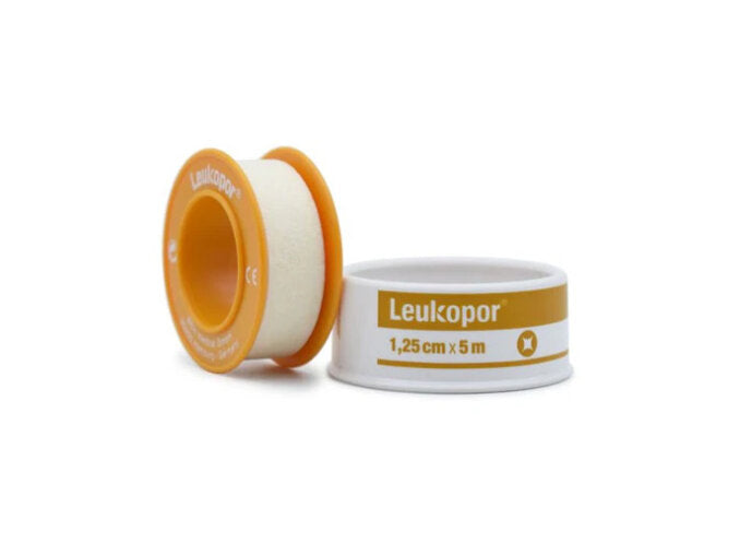 Leukopor Hypoallergenic Medical Tape – Breathable, Hand-Tearable Microporous Tape 1.25cm x 9.2m