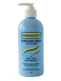 DERMASOFT Sorbolene Cream Aloe/Vit E 375g