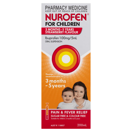 Nurofen Strawberry Flavour 200 ml - Corner Pharmacy
