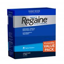 Regaine Extra Strength Solution Men 5% 4 x 60ml 4 Month Supply Corner Pharmacy
