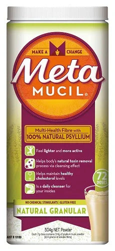 METAMUCIL Nat Granular 504g 72 Doses