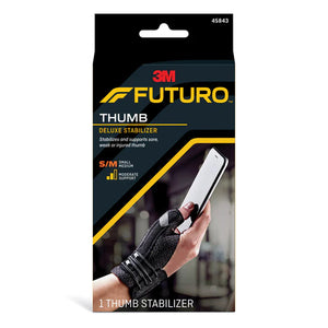 FUTURO Deluxe Thumb Stabilizer SMALL/MEDIUM - Black