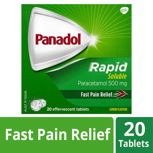 Panadol Rapid Soluble 20s- Corner Pharmacy