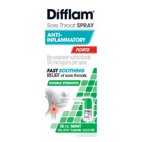 Difflam Anti-Inflammatory Sore Throat Spray Forte 15ml