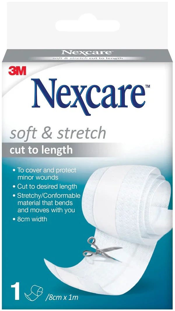 NEXCARE Soft & Stretch Cut to Length 8cmx1m