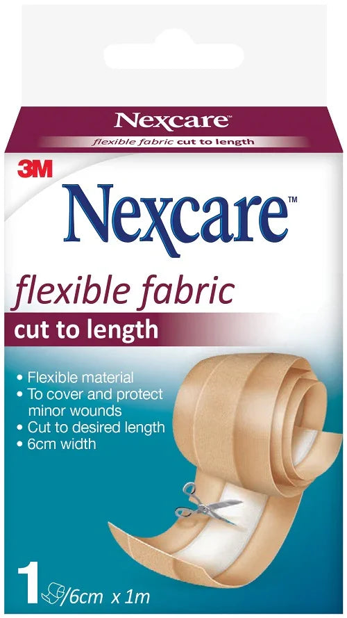 NEXCARE Flexible Fabric Cut to Length 6cm x 1m