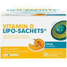 LIPOSHELL Vit D Lipo-Sachets 30s