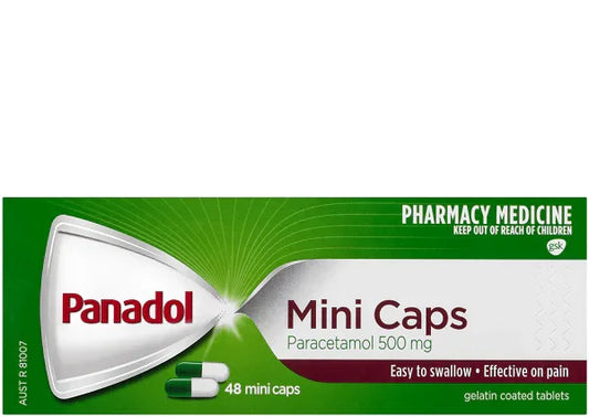 Panadol Mini Caps 48s- Corner Pharmacy
