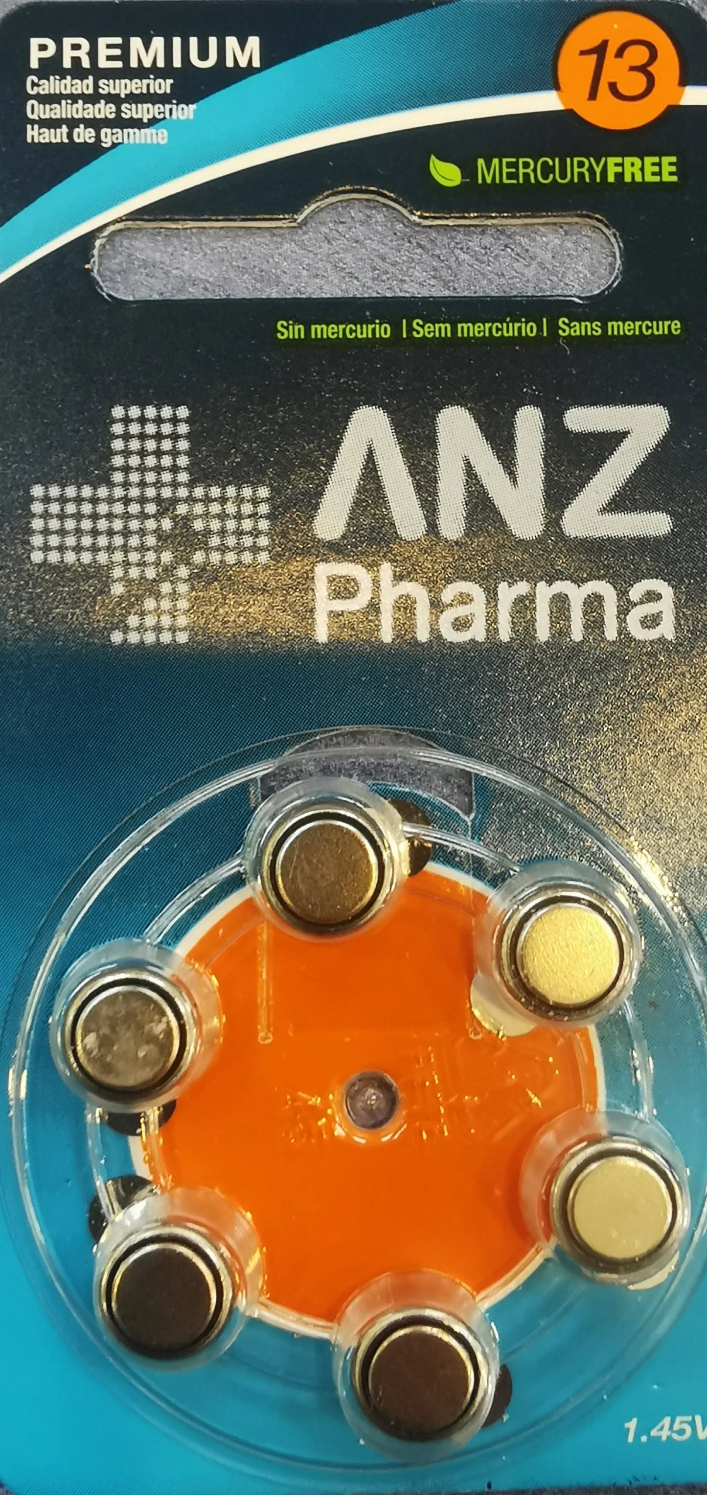 ANZP Hearing Aid Battery Size 13 6 - Corner Pharmacy