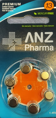 ANZP Hearing Aid Battery Size 13 6 - Corner Pharmacy