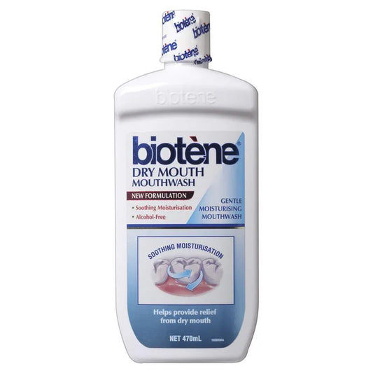 Biotene Dry Mouth Mouthwash Net 470 ml - Corner Pharmacy