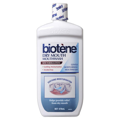 Biotene Dry Mouth Mouthwash Net 470 ml - Corner Pharmacy