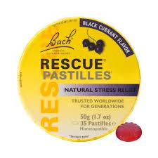 BACH Rescue Remedy Pastilles B/Currant 50g - Corner Pharmacy