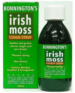 Bonnington's Irish Moss Cough Syrup 200 ml - Corner Pharmacy