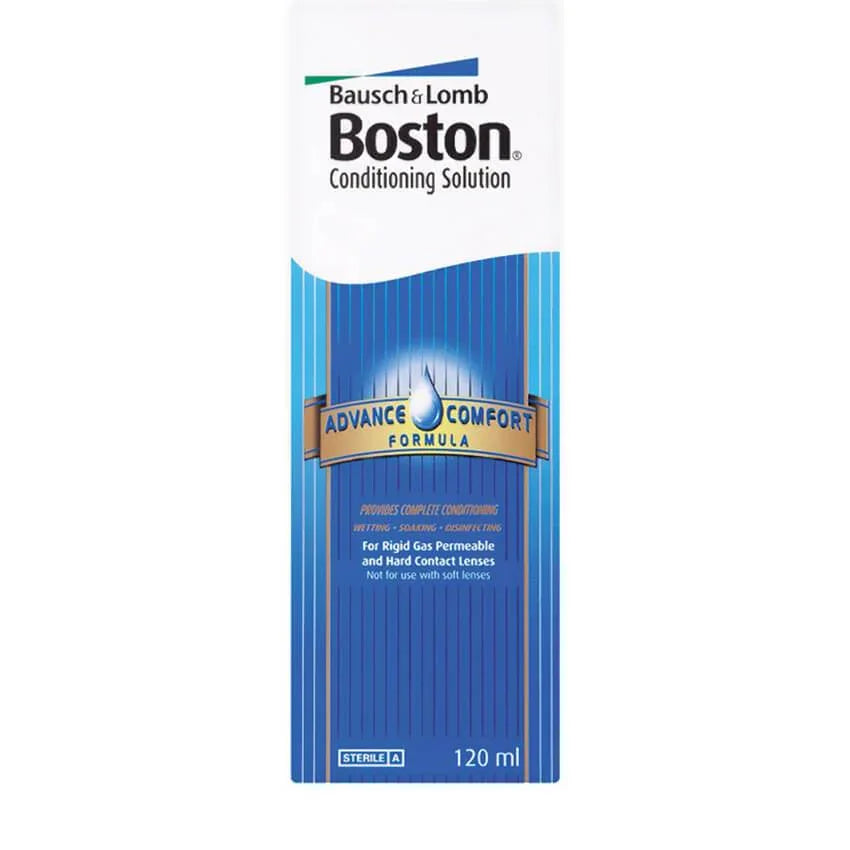 Boston Advance Conditioning Solution 120ml box for rigid gas permeable contact lenses