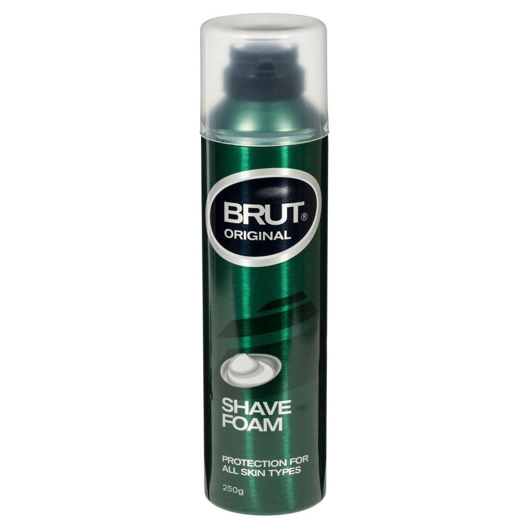 Brut Original Shave Foam Protection For All Skin Types 250 g - Corner Pharmacy