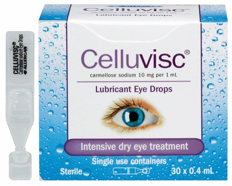 Celluvisc Lubricant Eye Drops Intensive Dry Eye Treatment 30 x 0.4 ml - Corner Pharmacy