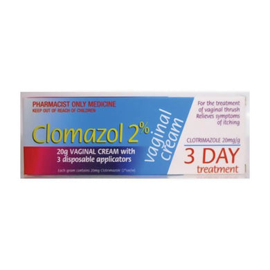 Clomazol 2% 3 Day Vaginal Cream