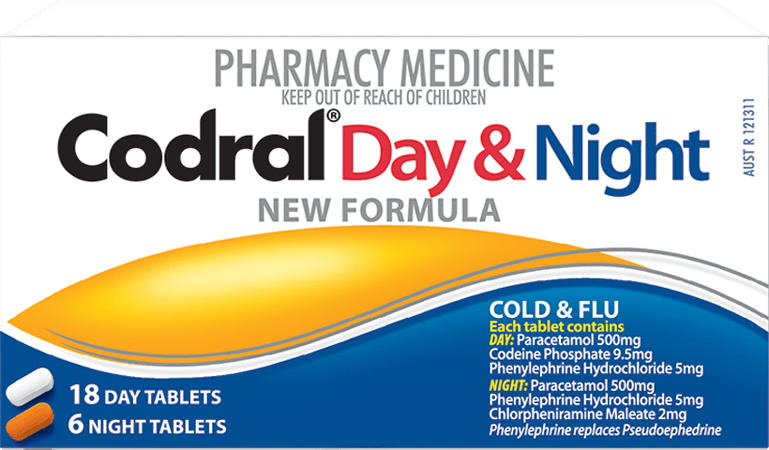 Day & Night New Formula Cold & Flu 18 Day Tablets 6 Night Tablets - Corner Pharmacy