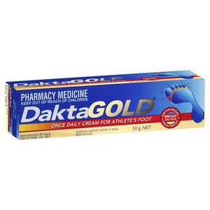 DaktaGold Once Daily Cream For Athlete's Foot 30 g - Corner Pharmacy