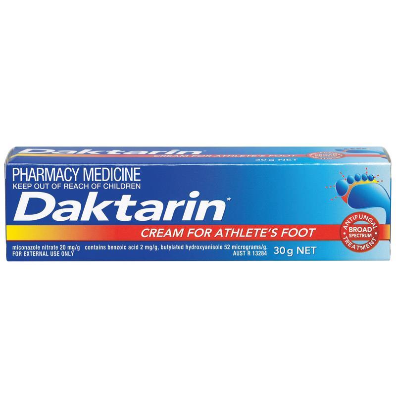 Daktarin Cream For Athlete's Foot 30 g - Corner Pharmacy