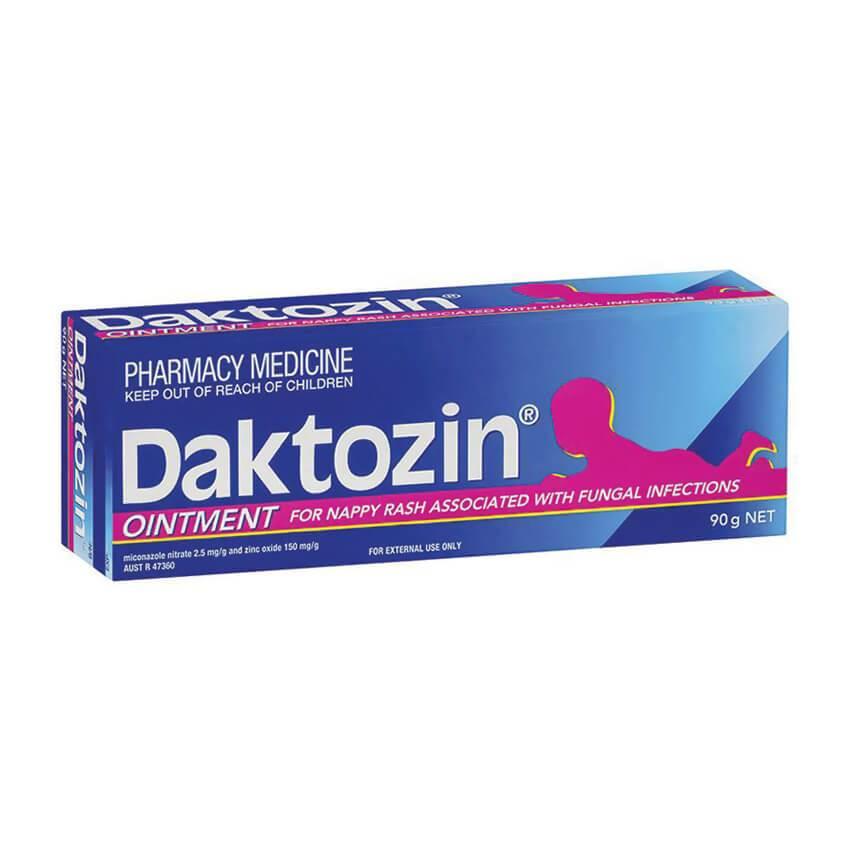 Daktozin ointment 90g box for nappy rash with fungal infections, pharmacy medicine