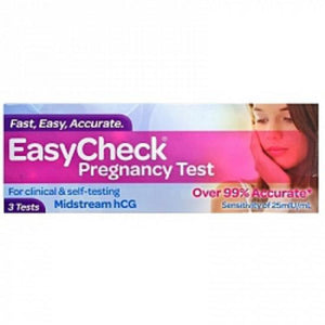 EasyCheck Pregnancy Test For Clinical & Self- Testing 3 Tests - Corner Pharmacy