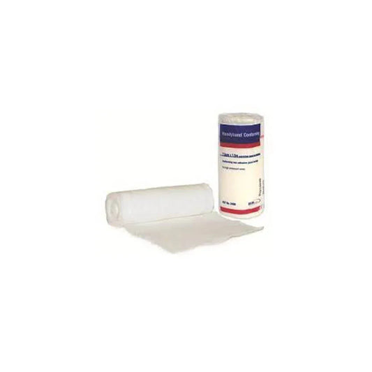 Sterile gauze bandage roll for wound care and first aid, medical supply product