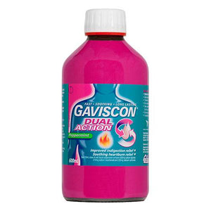 Gaviscon Dual Action Peppermint 600 ml - Corner Pharmacy