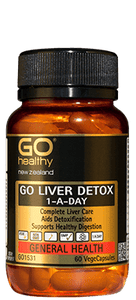GO Healthy GO Liver Detox 1-A-Day 60 Vege Capsules - Corner Pharmacy