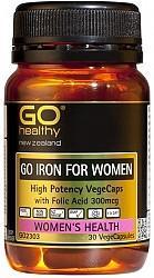 GO Healthy GO Iron For Women High Potency Vege Caps 30 Vege Capsules - Corner Pharmacy