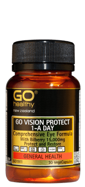 GO Healthy GO Vision Protect 1-A Day 30 Vege Capsules - Corner Pharmacy