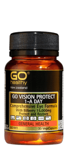 GO Healthy GO Vision Protect 1-A Day 30 Vege Capsules - Corner Pharmacy
