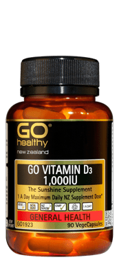 GO Healthy GO Vitamin D3 1,000 IU 90 Vege Capsules - Corner Pharmacy