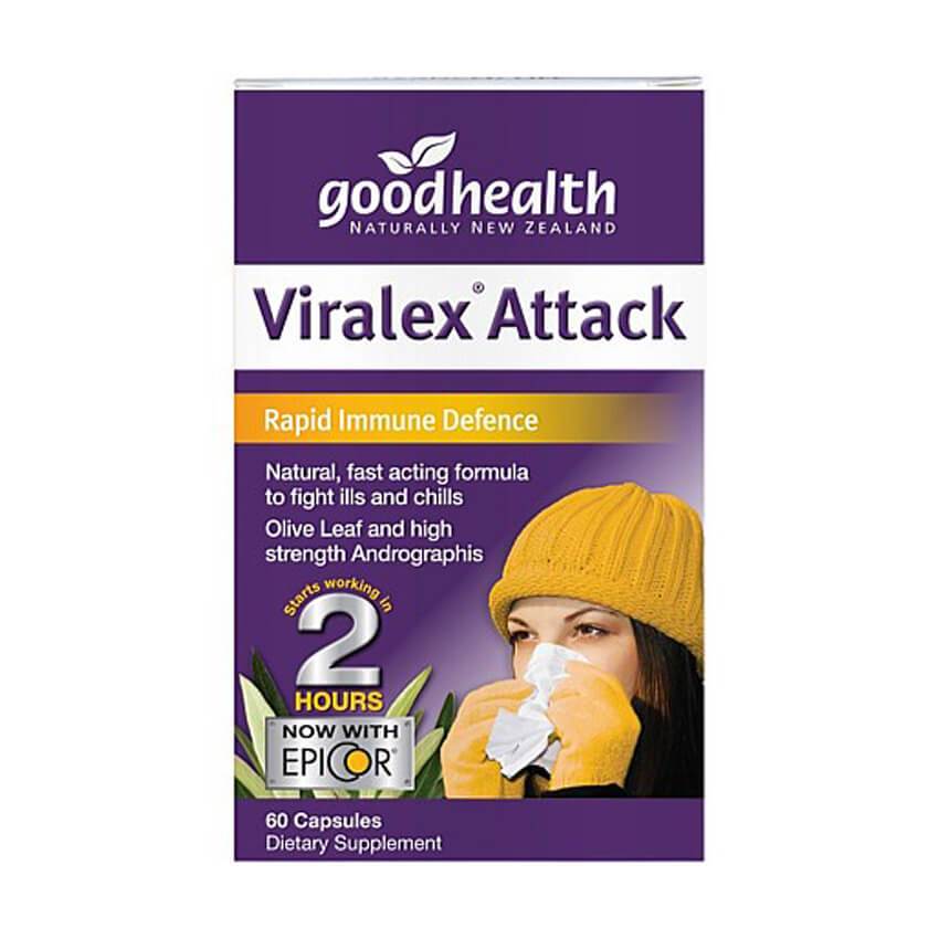 Good Health Viralex Attack 60 Capsules - Corner Pharmacy