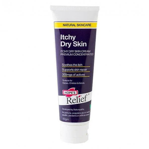 Hope's Relief Itchy Dry Skin Premium Concentrated Cream 60g - Corner Pharmacy