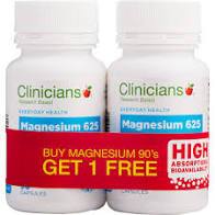 Clinicians Magnesium Capsules Buy 90 get 90 FREE - Corner Pharmacy