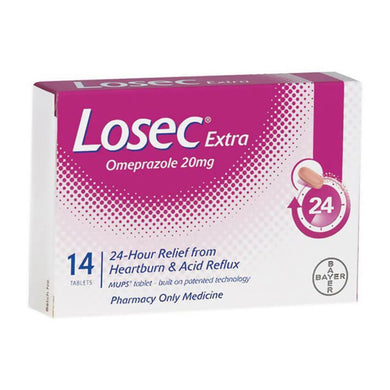 LOSEC Extra 20mg 14 - Corner Pharmacy