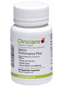Clinicians MACA Performance Plus 50 caps - Corner Pharmacy