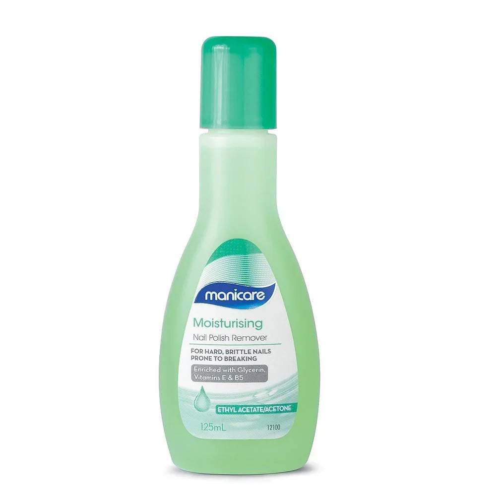 Manicare Moisturising Nail Polish Remover Enriched With Glycerin, Vitamins E & B5 125ml - Corner Pharmacy