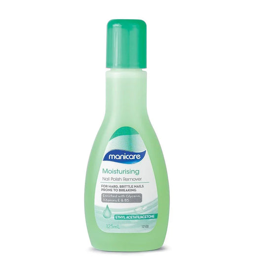 Manicare Moisturising Nail Polish Remover Enriched With Glycerin, Vitamins E & B5 125ml - Corner Pharmacy