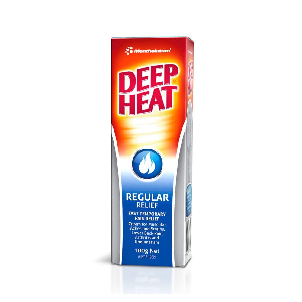 Mentholatum Deep Heat Regular Relief 100 g - Corner Pharmacy