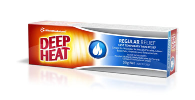 Mentholatum Deep Heat Regular Relief 50 g - Corner Pharmacy