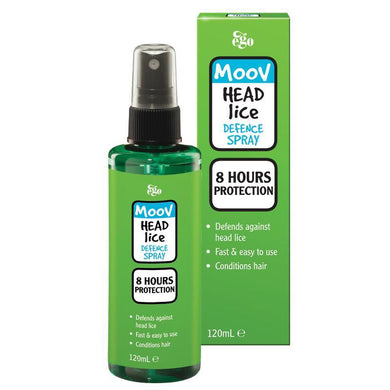 Moov Head Lice Defence Spray 120 ml - Corner Pharmacy