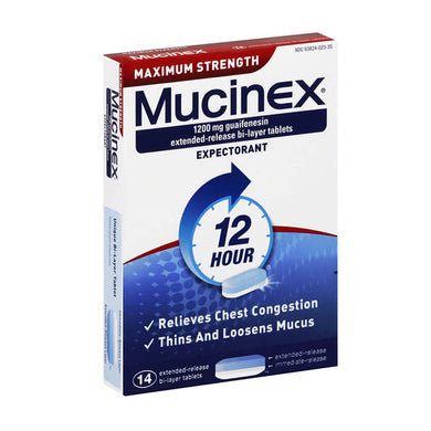 MUCINEX Max. Str 1200mg 14s