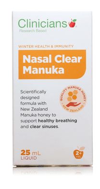Clinicians Nasal Clear Manuka 25 ml - Corner Pharmacy